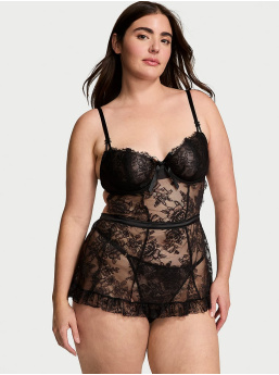Súprava Wicked Rose Lace Lace Set Bez Podšívky