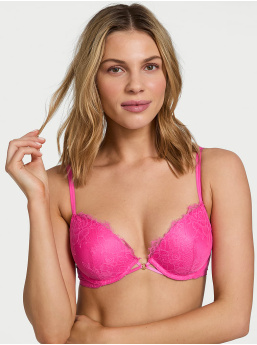 Čipkovaná Push-Up Podprsenka Rose