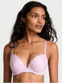 Vintage Blossom Vyšívaná Push-Up Podprsenka