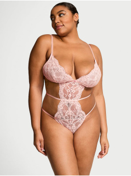 Dare To Dream Čipkovaný Strappy Trojuholníkový Teddy