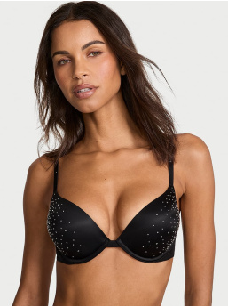 Bombshell Add‑2‑Cups Sparkle Crystal Shine Strap Push‑Up Podprsenka