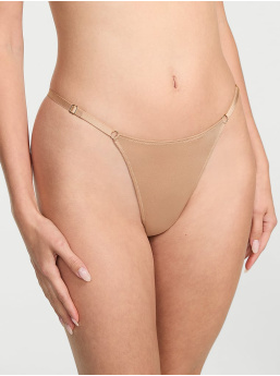 Hladké Vysoko Strihané Nastaviteľné V‑String Nohavičky