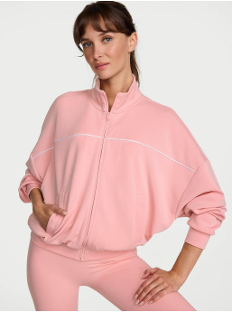 Ultraľahká pletená športová bunda na zips