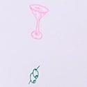 White Ground Martinis 