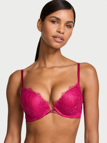 Bombshell Add-2-Cups Rose Lace Push-Up Podprsenka