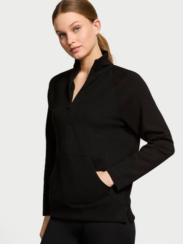 VSX Úpletový Top S Dlhým Rukávom A Polovičným Zipsom Featherweight