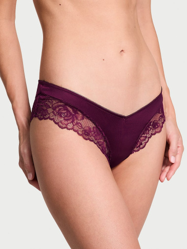 Čipkované Nohavičky S Vysokým Okrajom Rose Cheeky Panty