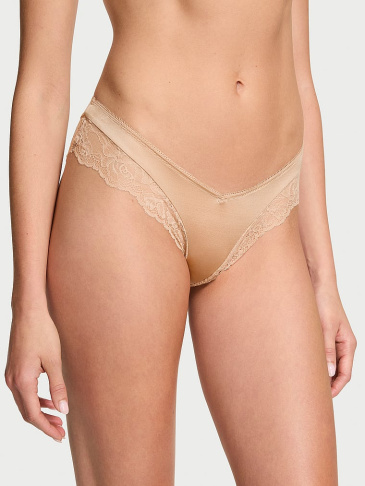 Čipkované Nohavičky S Vysokým Okrajom Rose Cheeky Panty