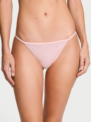 V-String Nohavičky z Bavlny s Elastanom