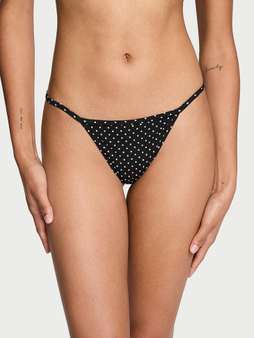 V-String Nohavičky z Bavlny s Elastanom
