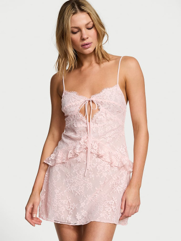 Dare To Dream Čipkované Volány Mini Slip