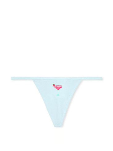 V-String Nohavičky z Bavlny s Elastanom