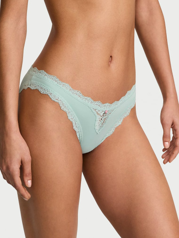 Bikini nohavičky s čipkovým lemom