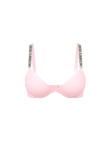 Bombshell Push-Up Podprsenka s Trblietavými Ramienkami Logo, Efekt +2 Košíčky