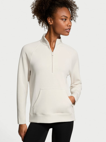 VSX Úpletový Top S Dlhým Rukávom A Polovičným Zipsom Featherweight