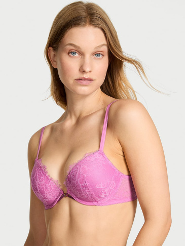 Čipkovaná Push-Up Podprsenka Rose