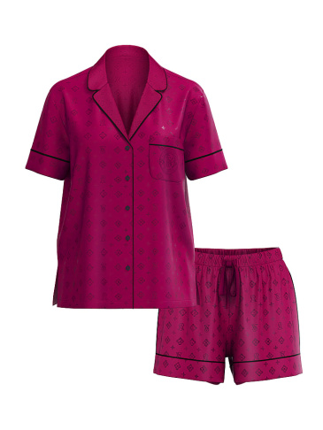 Glazed Satin Short Pyžamový Set