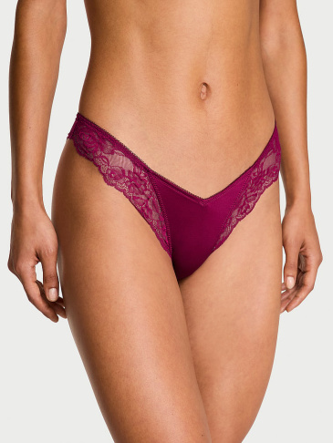 Čipkované Nohavičky S Vysokým Okrajom Rose Cheeky Panty