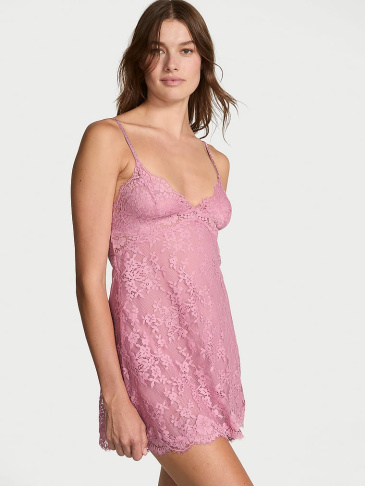 Twinkle Strap Lace Slip Dress