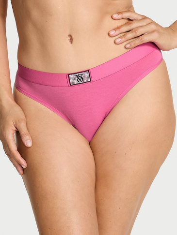 Logo Cotton Shine Patch Nohavičky Hiphugger