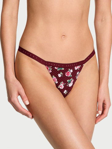 V‑String Nohavičky Z Pružnej Bavlny