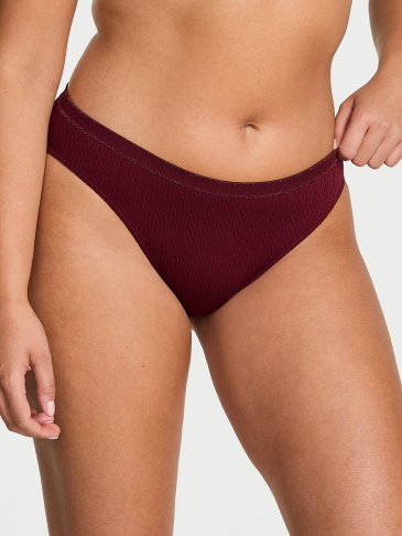 Bikini Seamless Nohavičky S Pleteným Káro Dizajnom