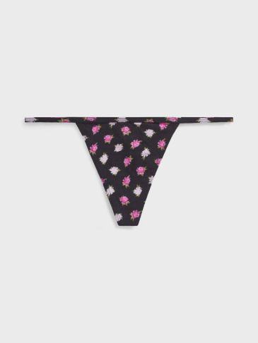 V-String Nohavičky z Bavlny s Elastanom