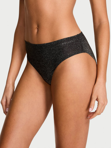 Body By Victoria Flex Shimmer Mid‑Rise Bikini Nohavičky