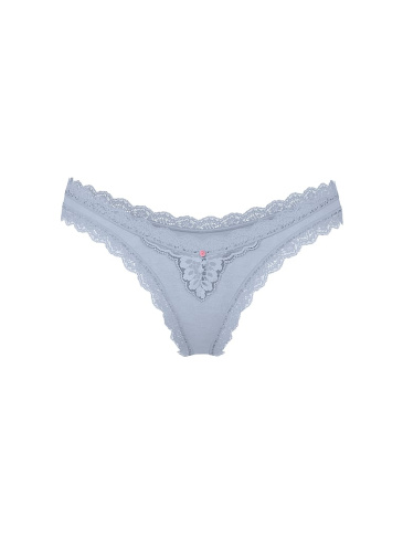 Lace-Trim Brazilian Panty