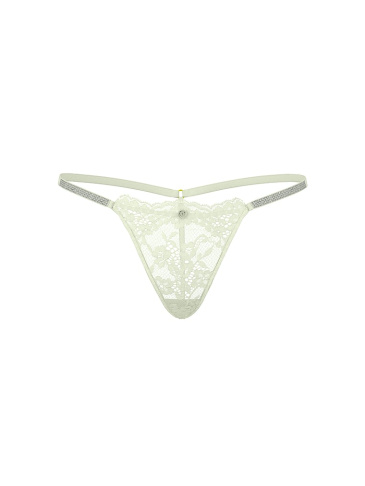 Twinkle Silver Lace V-String Panty