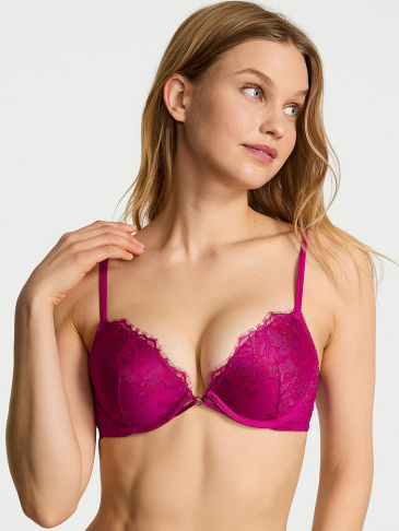 Push-up podprsenka s čipkou Rose
