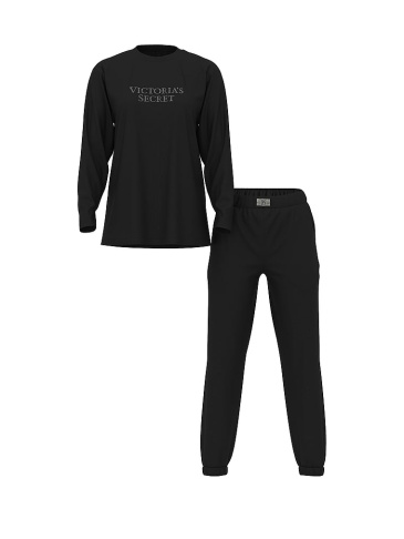 100% Cotton Shine Long Pajama Set