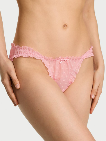Šifónové Bikini Nohavičky S Motívom Srdiečok