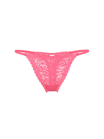 Lace Strappy-Back String Thong Panty