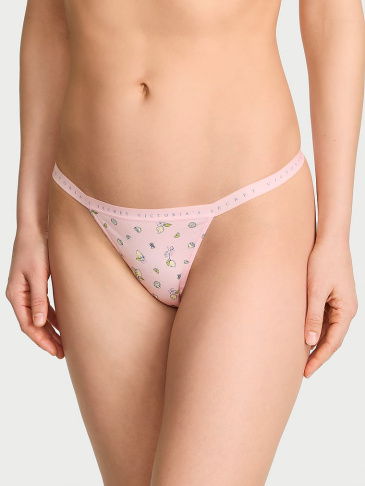 Elastické bavlnené tanga V-String