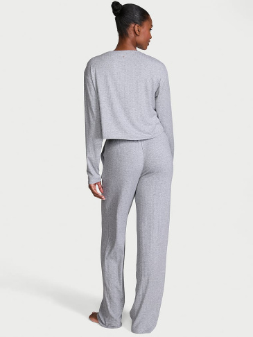 Sosoft™ Modal Wide-Rib Long Lounge Set