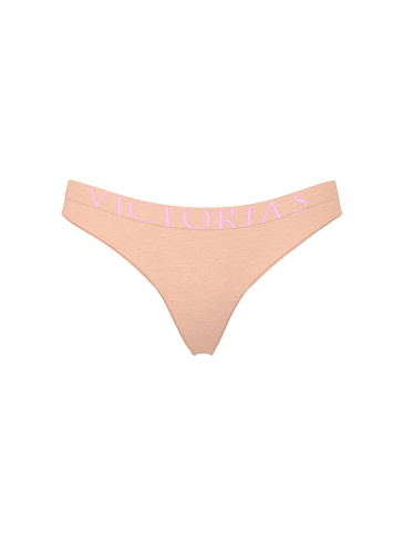 Exploded Logo Cotton Thong Panty