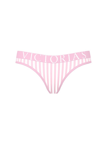 Exploded Logo Cotton Thong Panty