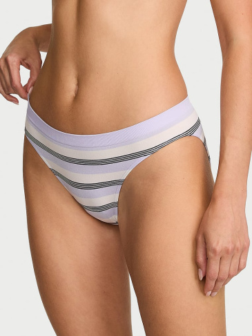 Bezšvové pruhované bikini nohavičky