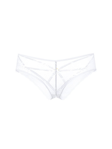 Lace Strappy Hardware Open-Gusset Cheeky Panty
