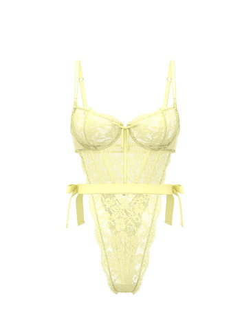 Wicked Unlined Lace Teddy