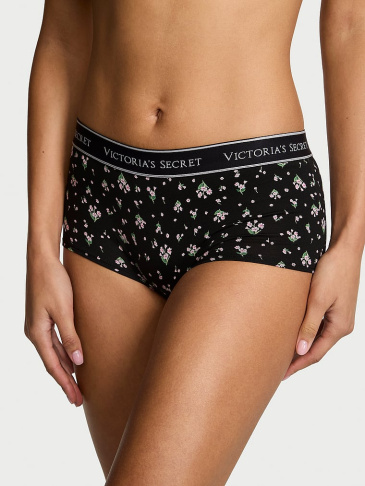 Bavlnené boyshort nohavičky s logom