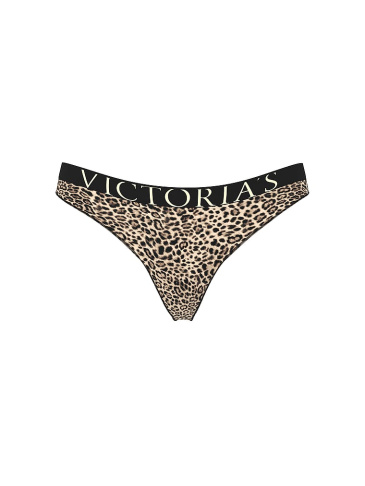Exploded Logo Cotton Thong Panty