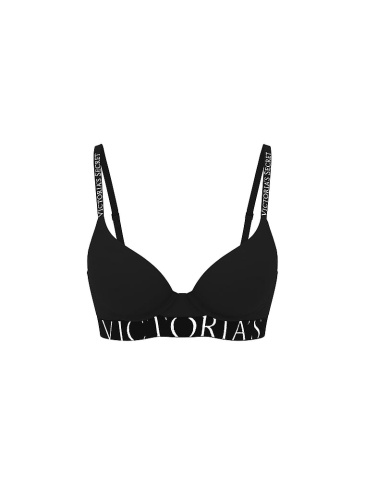 Perfect Shape Cotton Exploded Logo Push-Up Bra