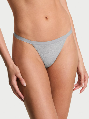 Elastické Bavlnené V‑String Nohavičky