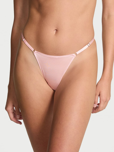 Hladké Vysoko Strihané Nastaviteľné V‑String Nohavičky