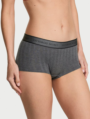 Ultra-Fine Modal Logo Boyshort Panty