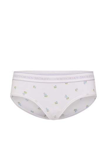 Logo Cotton Embroidered Hiphugger Panty