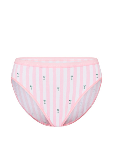Stretch Cotton High-Leg Brief Panty