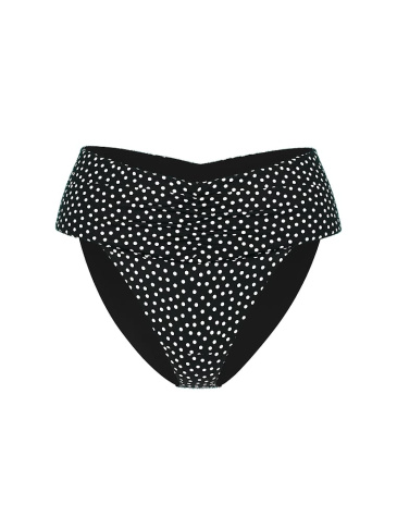 Essential Cinched High-Waist Bikini Bottom